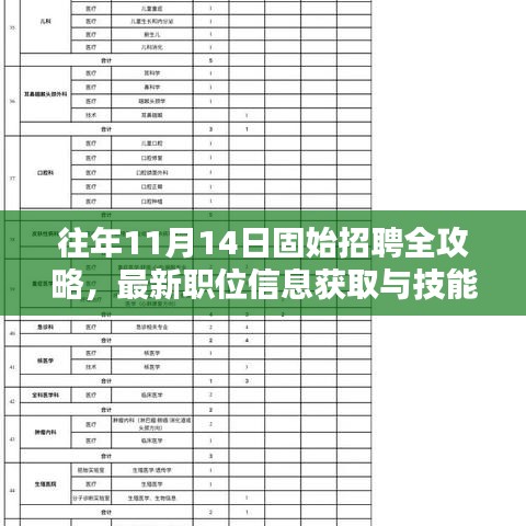 往年11月14日固始招聘全攻略，最新职位信息获取与技能进阶指南