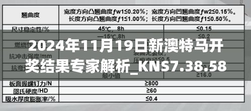 2024年11月19日新澳特马开奖结果专家解析_KNS7.38.58动漫版