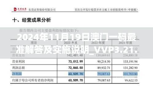 2024年11月19日澳门一码最准解答及实施说明_VVP3.21.24影像版