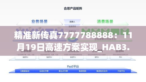 精准新传真7777788888：11月19日高速方案实现_HAB3.52.60响应版本
