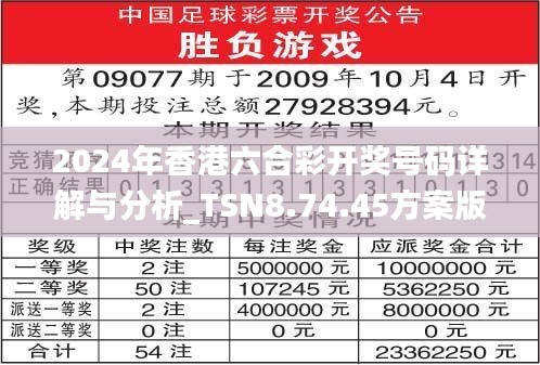 2024年香港六合彩开奖号码详解与分析_TSN8.74.45方案版