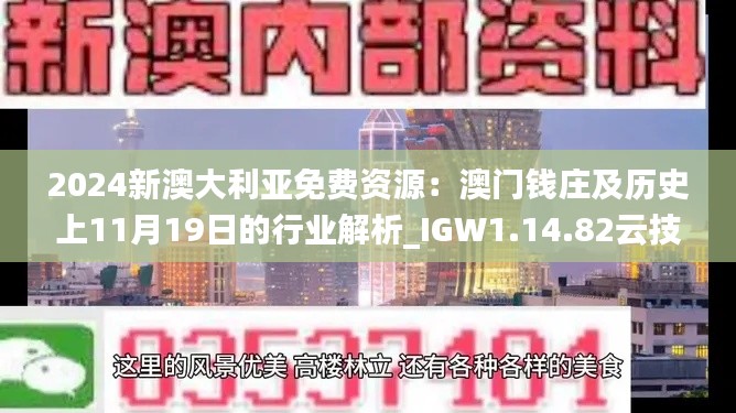 2024新澳大利亚免费资源：澳门钱庄及历史上11月19日的行业解析_IGW1.14.82云技术版