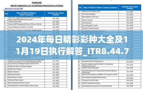 2024年每日精彩彩种大全及11月19日执行解答_ITR8.44.77商务版