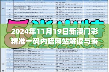 2024年11月19日新澳门彩精准一码内陪网站解读与落实_编程版本BQP4.14.54