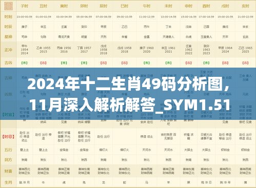 2024年十二生肖49码分析图，11月深入解析解答_SYM1.51.90创新版