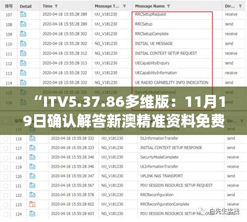 “ITV5.37.86多维版：11月19日确认解答新澳精准资料免费提供”