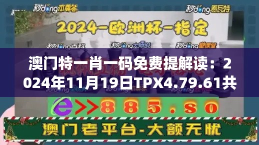 澳门特一肖一码免费提解读：2024年11月19日TPX4.79.61共鸣版创新研究