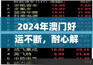 2024年澳门好运不断，耐心解答与落实_ZIL5.32.90计算机版