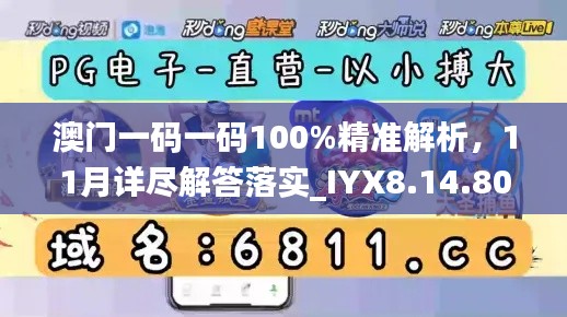 澳门一码一码100%精准解析，11月详尽解答落实_IYX8.14.80旗舰版