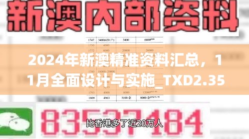 2024年新澳精准资料汇总，11月全面设计与实施_TXD2.35.93品牌版