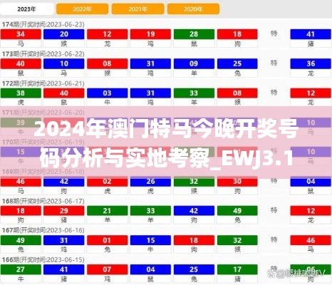 2024年澳门特马今晚开奖号码分析与实地考察_EWJ3.19.60和谐版