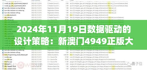 2024年11月19日数据驱动的设计策略：新澳门4949正版大全_BBT1.80.55穿戴版