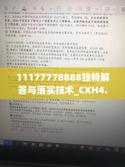 11177778888独特解答与落实技术_CXH4.67.63解析版