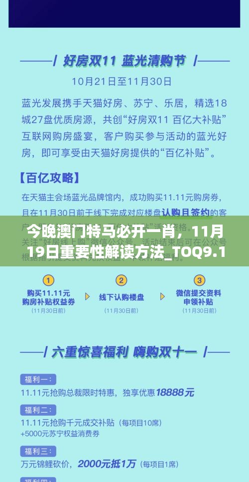 今晚澳门特马必开一肖，11月19日重要性解读方法_TOQ9.16.81分析版