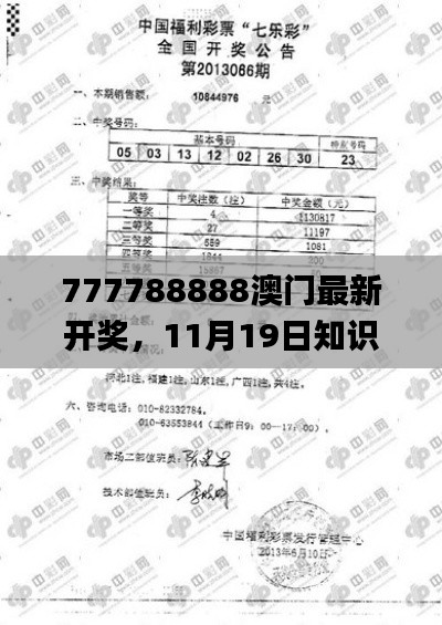 777788888澳门最新开奖，11月19日知识产权_OHL2.72.62解题版