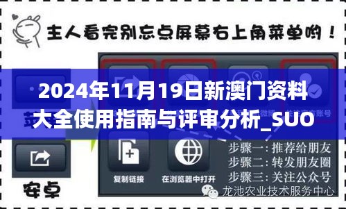 2024年11月19日新澳门资料大全使用指南与评审分析_SUO4.54.73家长版