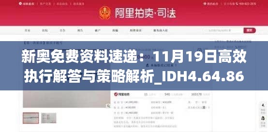 新奥免费资料速递：11月19日高效执行解答与策略解析_IDH4.64.86晴朗版