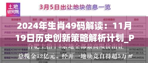 2024年生肖49码解读：11月19日历史创新策略解析计划_PRI3.35.69科技版