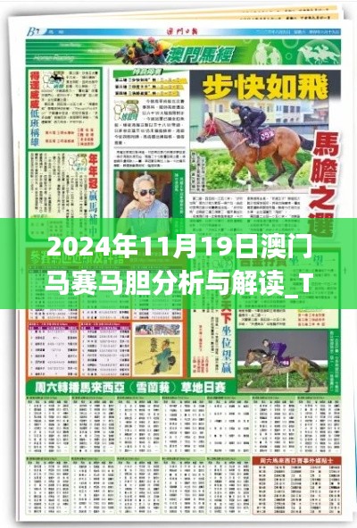 2024年11月19日澳门马赛马胆分析与解读_TWY3.58.67智巧版