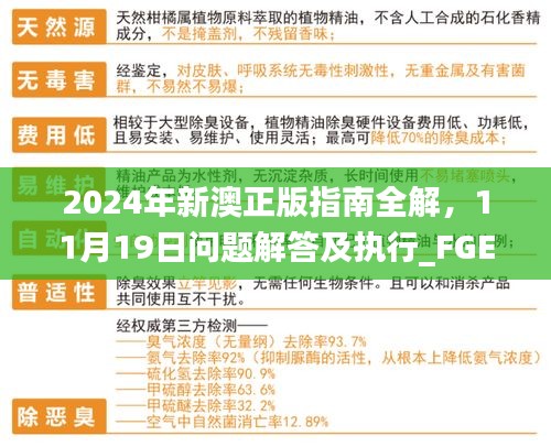 2024年新澳正版指南全解，11月19日问题解答及执行_FGE5.71.94娱乐版