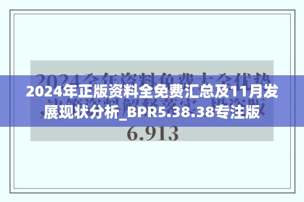 2024年正版资料全免费汇总及11月发展现状分析_BPR5.38.38专注版