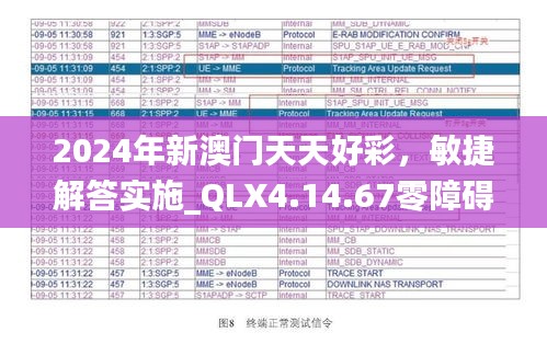 2024年新澳门天天好彩，敏捷解答实施_QLX4.14.67零障碍版本