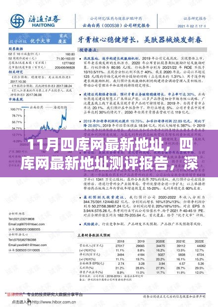 四库网最新地址测评报告，特性深度解析、用户体验与目标用户群体探讨