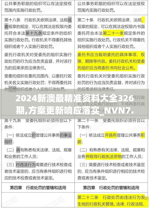 2024新澳最精准资料大全326期,方案更新响应落实_NVN7.31.51共鸣版