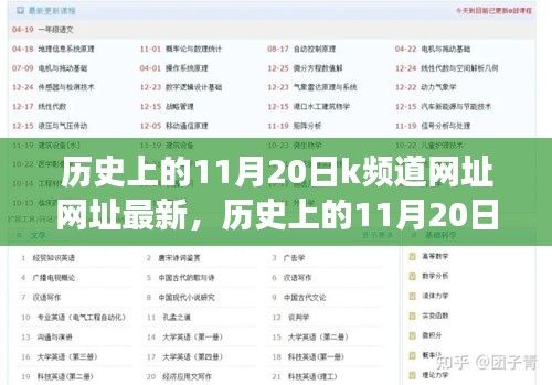 历史上的11月20日，K频道网址变迁与最新动态回顾