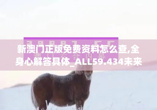 新澳门正版免费资料怎么查,全身心解答具体_ALL59.434未来科技版