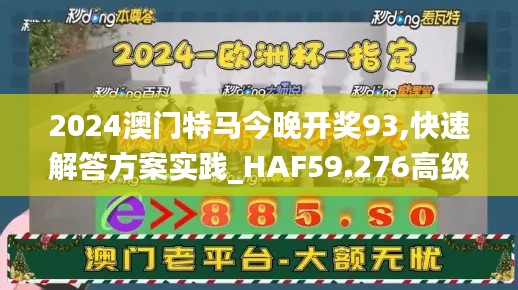 2024澳门特马今晚开奖93,快速解答方案实践_HAF59.276高级版