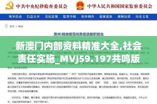 新澳门内部资料精准大全,社会责任实施_MVJ59.197共鸣版