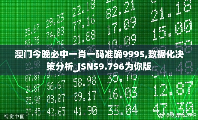 澳门今晚必中一肖一码准确9995,数据化决策分析_JSN59.796为你版