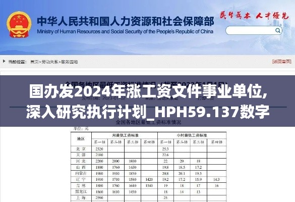 国办发2024年涨工资文件事业单位,深入研究执行计划_HPH59.137数字处理版