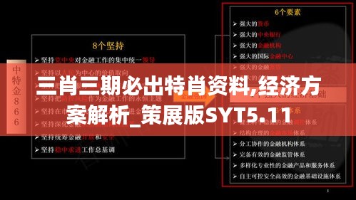 三肖三期必出特肖资料,经济方案解析_策展版SYT5.11