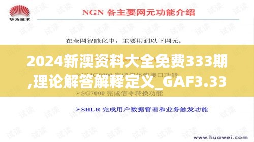 2024新澳资料大全免费333期,理论解答解释定义_GAF3.33