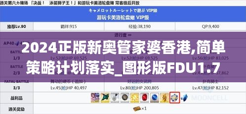 2024正版新奥管家婆香港,简单策略计划落实_图形版FDU1.77