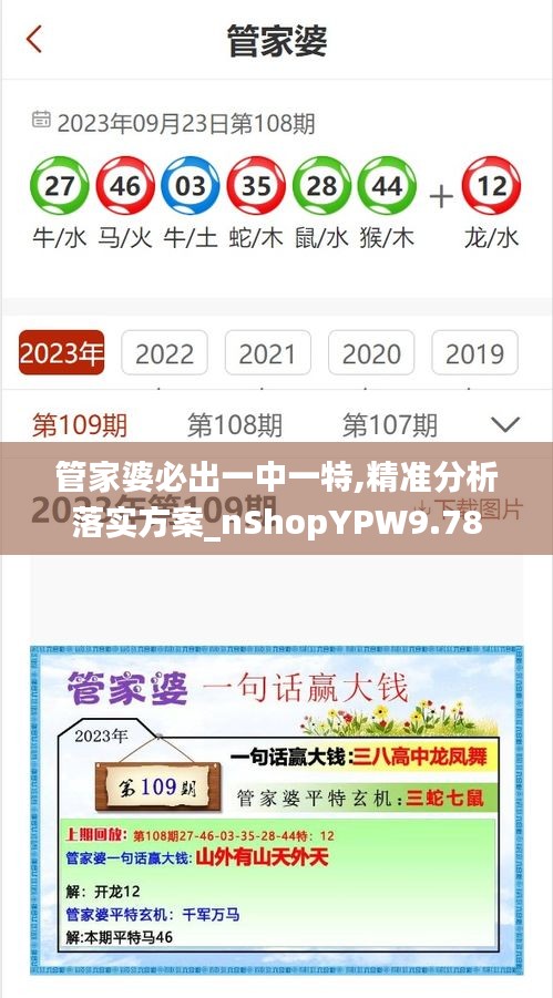 管家婆必出一中一特,精准分析落实方案_nShopYPW9.78