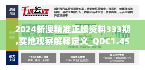 2024新澳精准正版资料333期,实地观察解释定义_QDC1.45