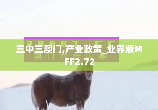 三中三澳门,产业政策_业界版MFF2.72