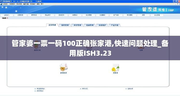 管家婆一票一码100正确张家港,快速问题处理_备用版ISH3.23