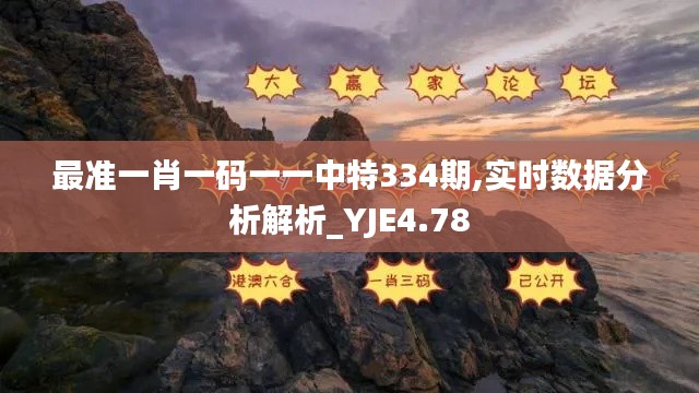 最准一肖一码一一中特334期,实时数据分析解析_YJE4.78