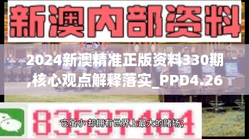 2024新澳精准正版资料330期,核心观点解释落实_PPD4.26