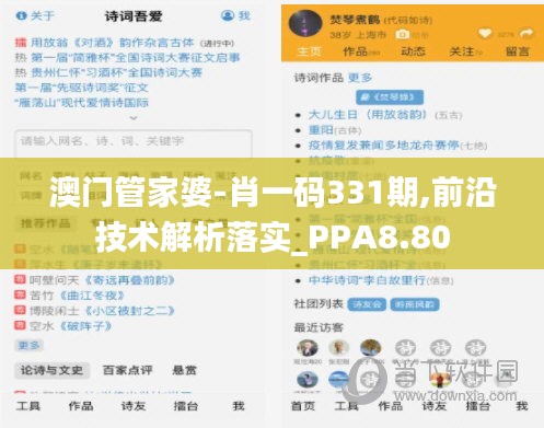 澳门管家婆-肖一码331期,前沿技术解析落实_PPA8.80