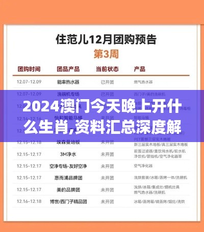 2024澳门今天晚上开什么生肖,资料汇总深度解析_ZMX3.39