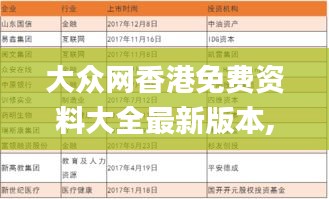 大众网香港免费资料大全最新版本,科学分析解释说明_RWU3.71