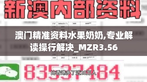 澳门精准资料水果奶奶,专业解读操行解决_MZR3.56