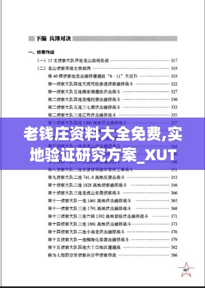 老钱庄资料大全免费,实地验证研究方案_XUT3.68