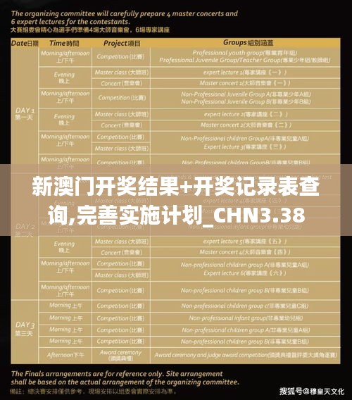 新澳门开奖结果+开奖记录表查询,完善实施计划_CHN3.38