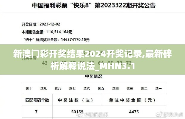 新澳门彩开奖结果2024开奖记录,最新碎析解释说法_MHN3.1